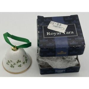 Galway Fine Bone China ROYAL TARA Mini Bell Trellis Shamrock Ireland New